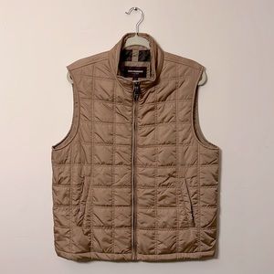 Johnston & Murphy Quilted Puffer Vest Gold